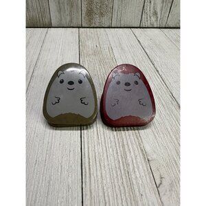 Kikkerland Woodlands Animal Hedgehogs Bag Clips - Set Of 2